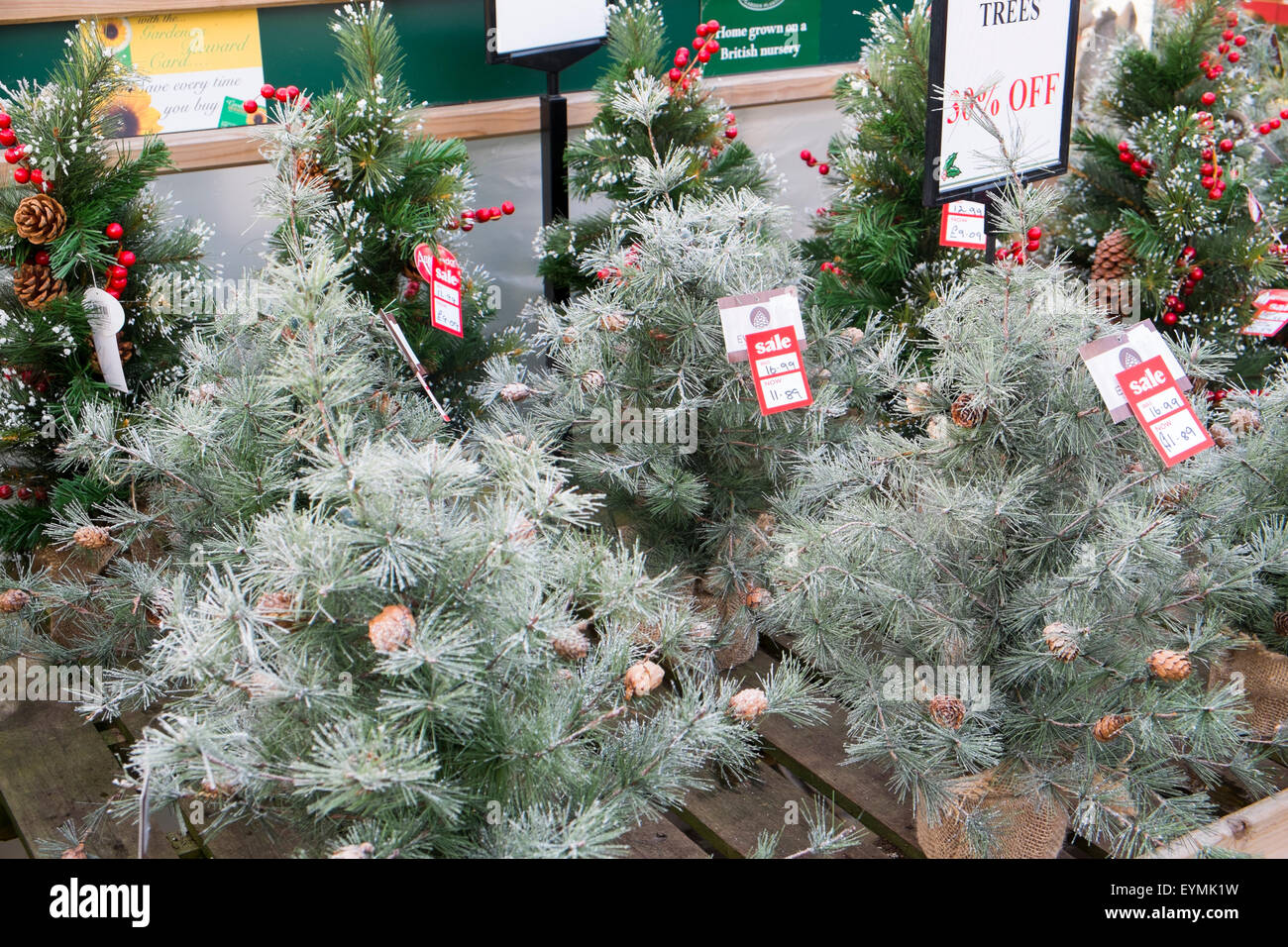 Xmas trees with decorations hires stock photography and images Alamy