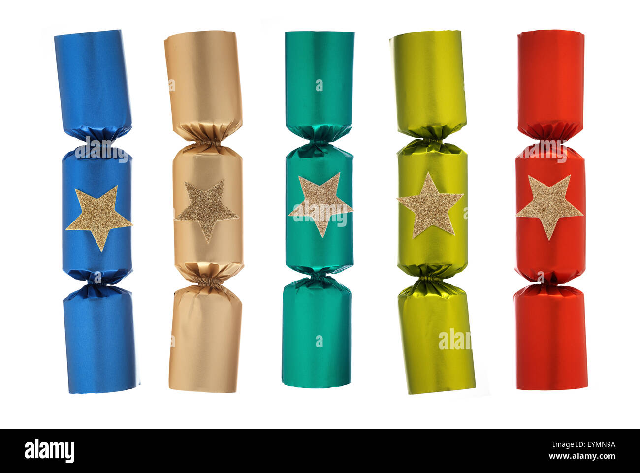 A group of Christmas Crackers Stock Photo Alamy