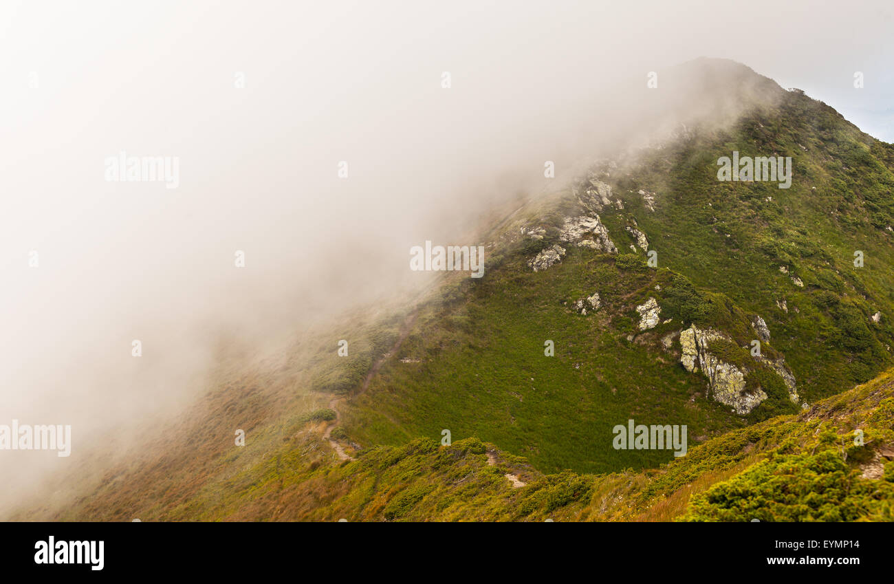 storm clouds over the mountains. The Ukraine Stock Photo - Alamy