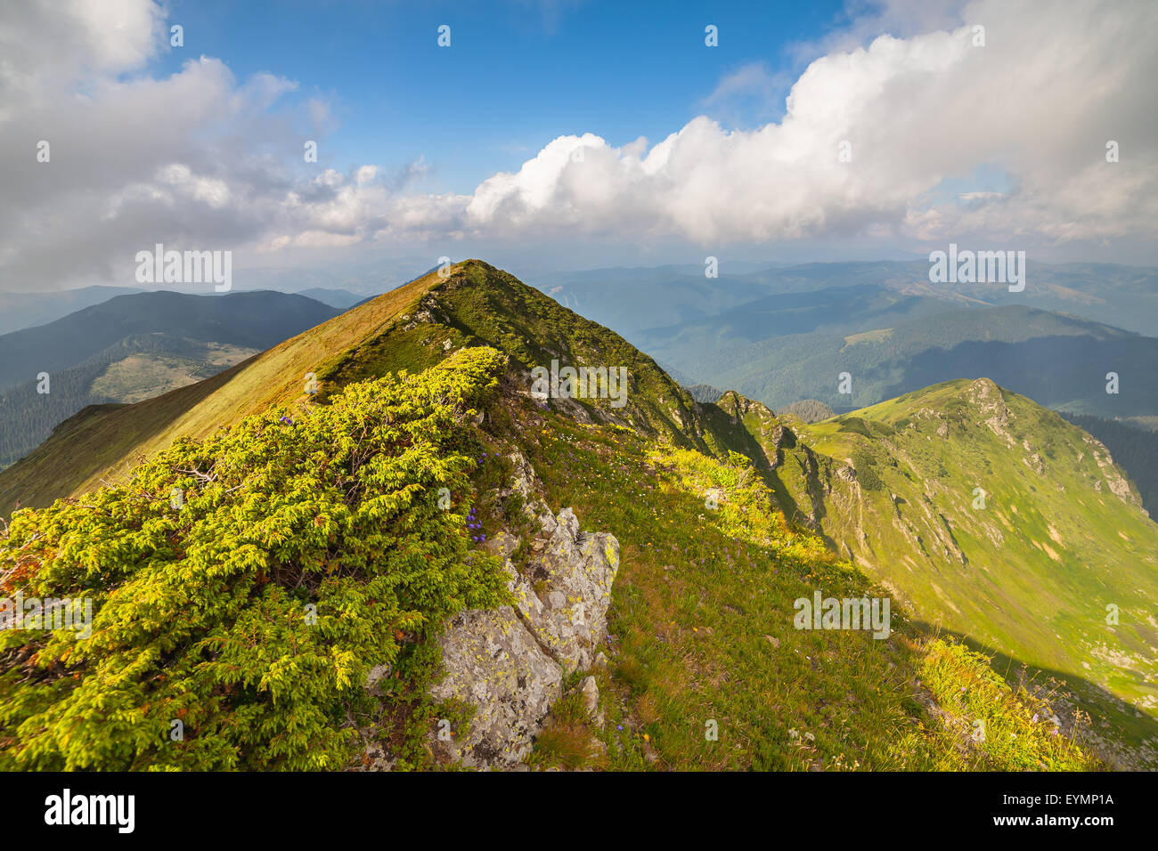 storm clouds over the mountains. The Ukraine Stock Photo - Alamy