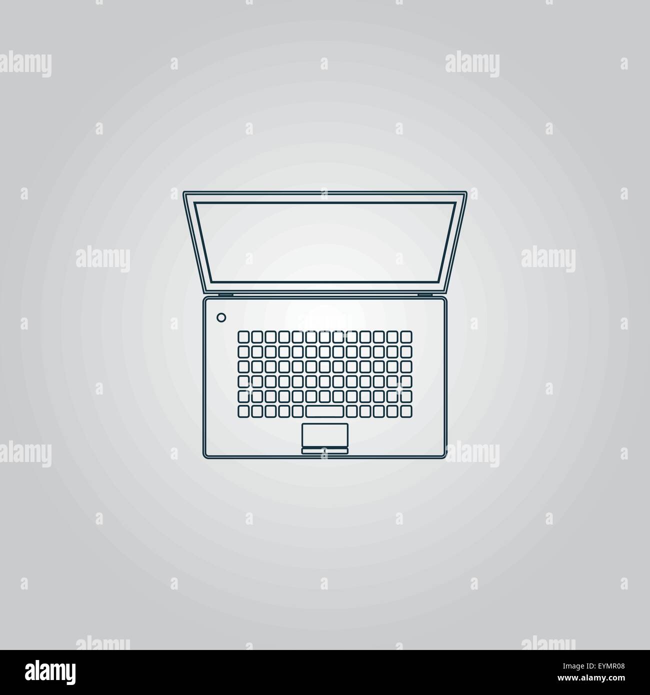 Notebook icon laptop symbol Stock Vector Images - Alamy