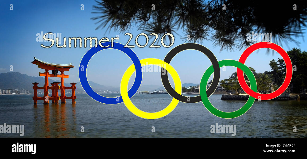 The 2020 Summer Olympics - Japan. Stock Photo