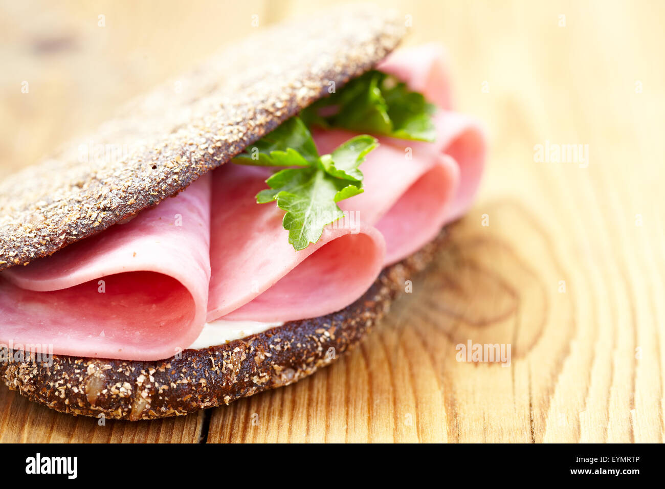 Ham sandwich brown bread hires stock photography and images Alamy