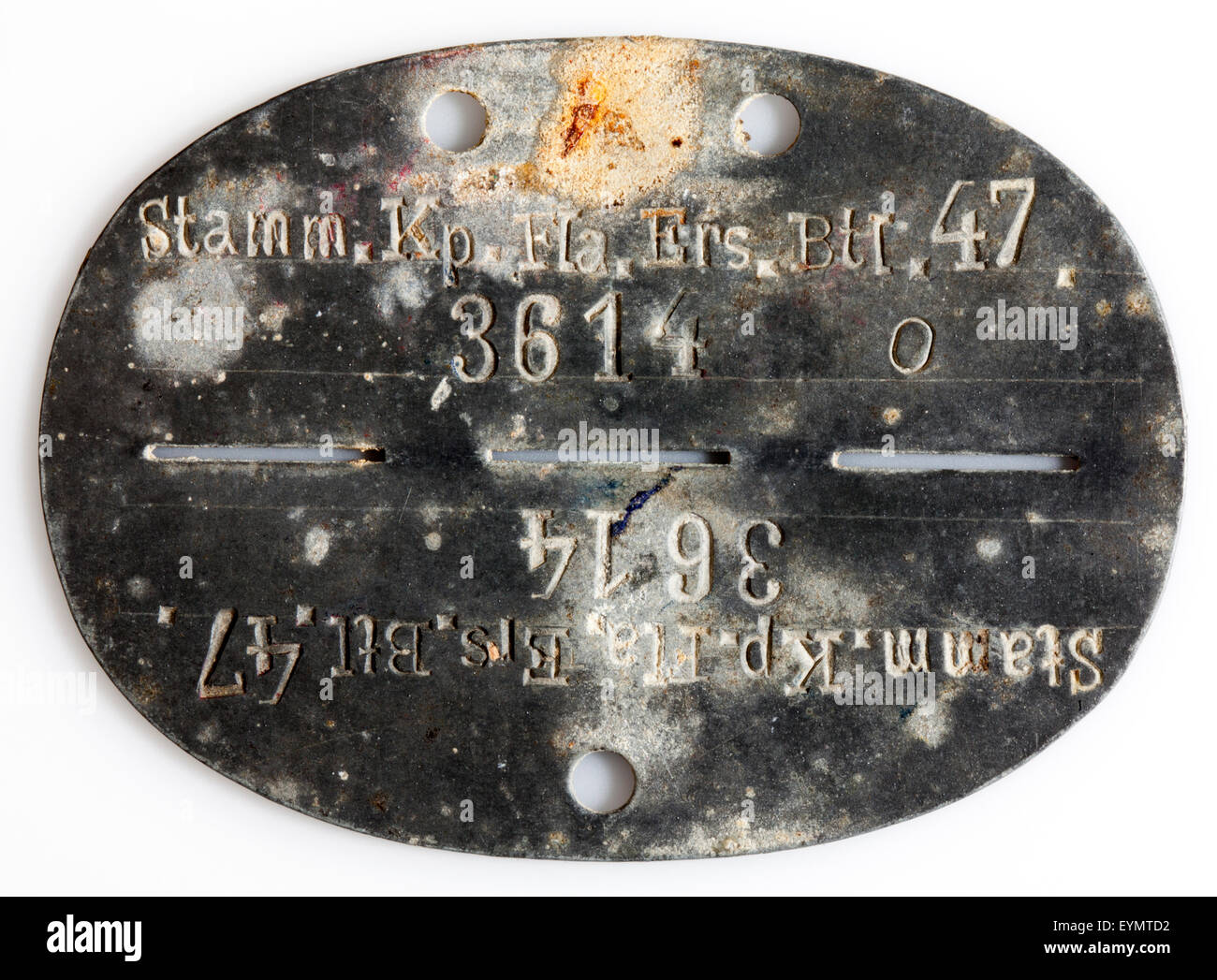 Military tag, Recognition brand of the Air-force, 2nd World War, Germany, Europe Stock Photo
