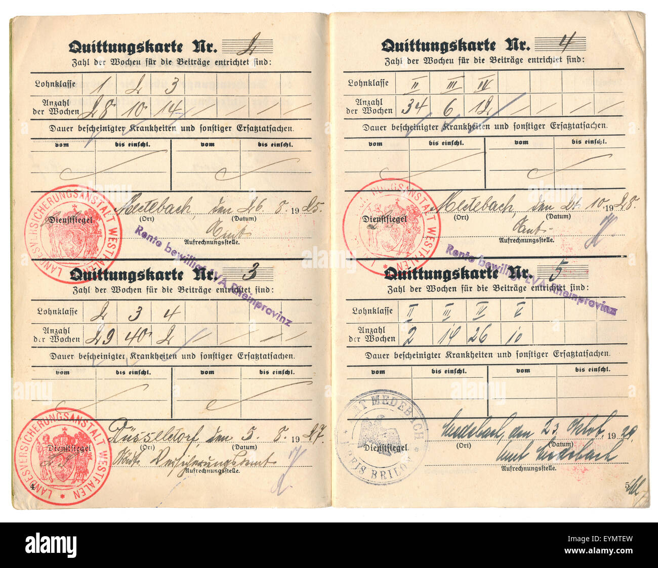 Germany 1927 certificate hi-res stock photography and images - Alamy