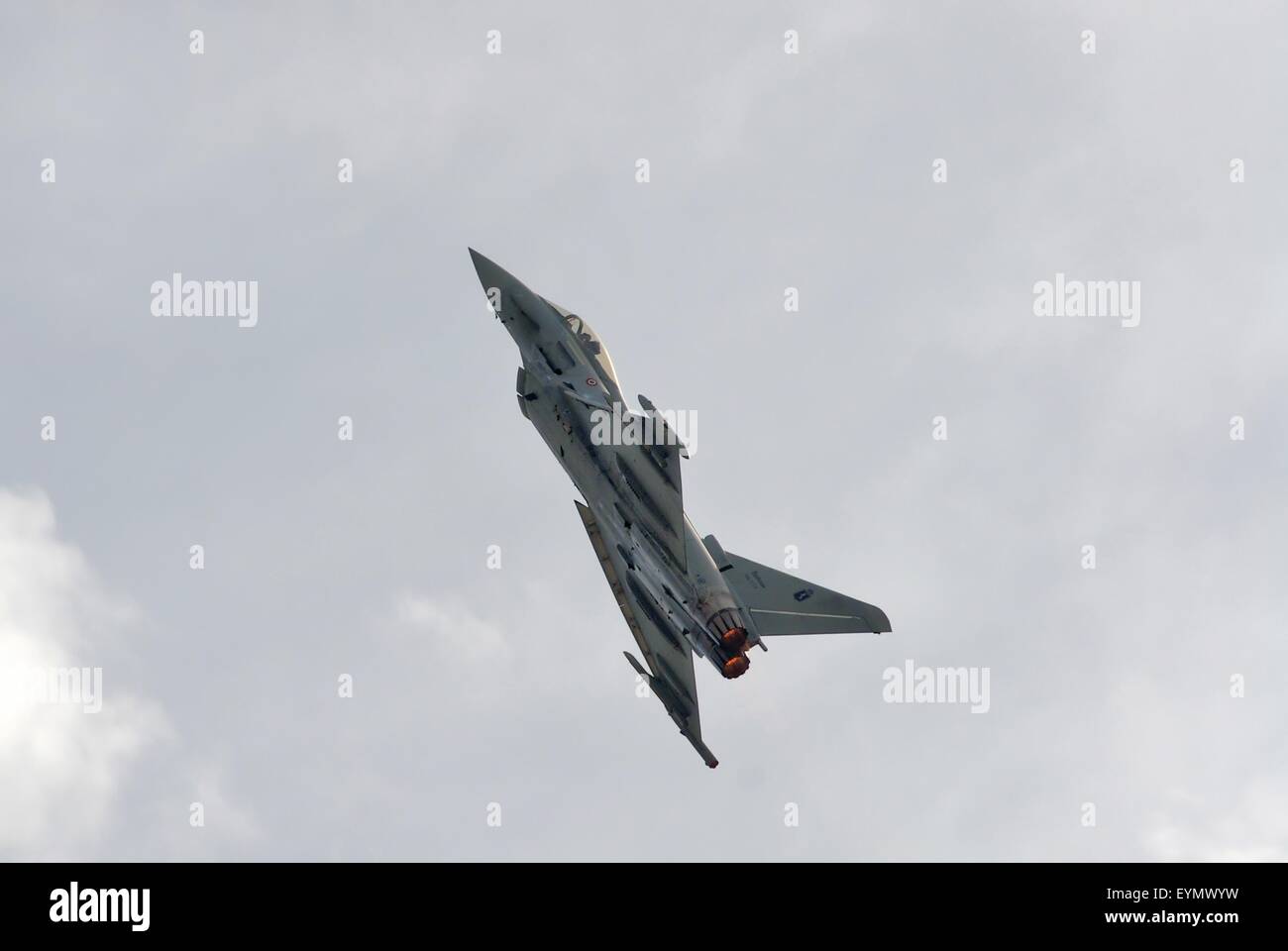 Italian Air Force Typhoon, fighter aircraft Stock Photo