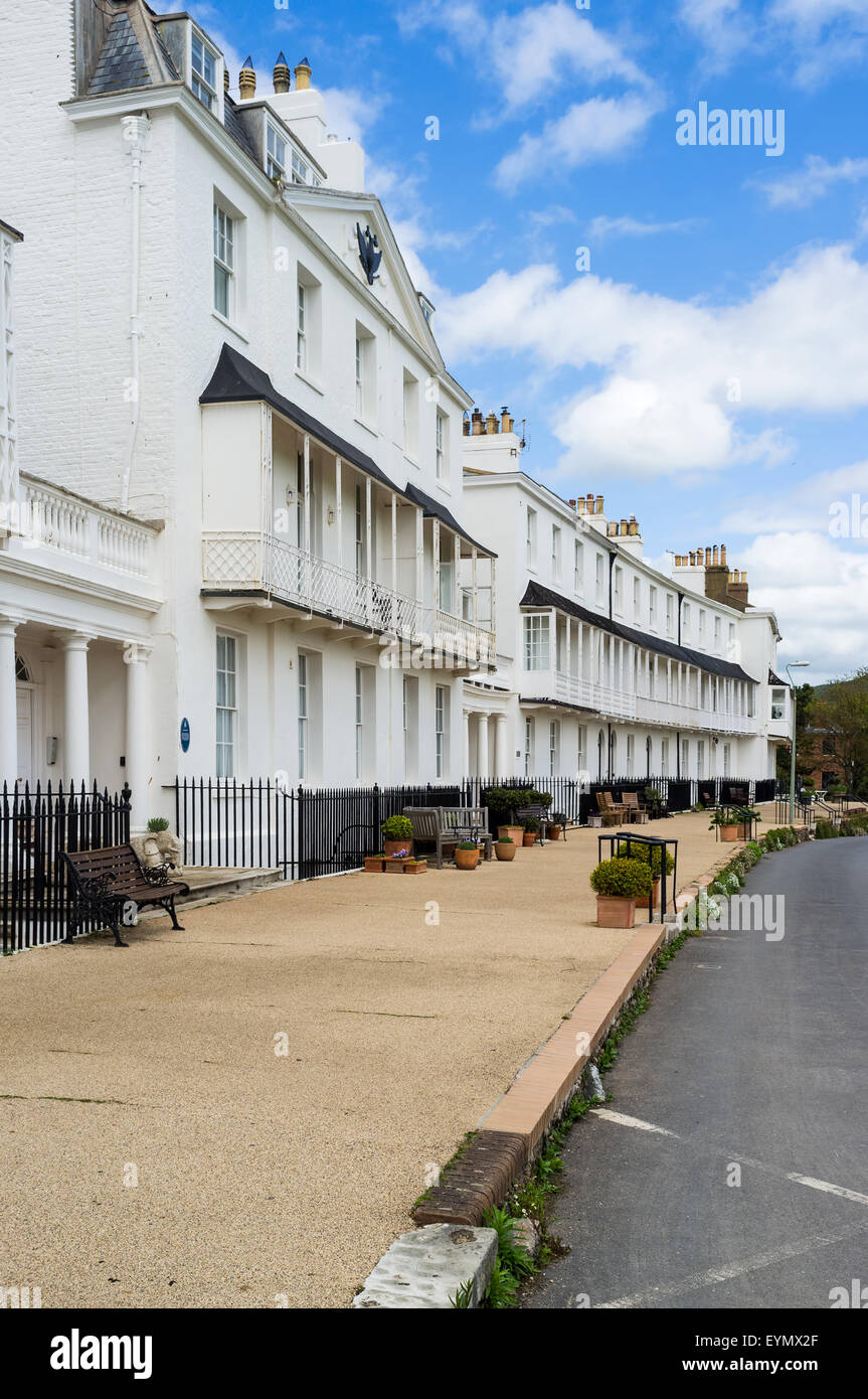 Fortfield terrace in Sidmouth, Devon Stock Photo Alamy