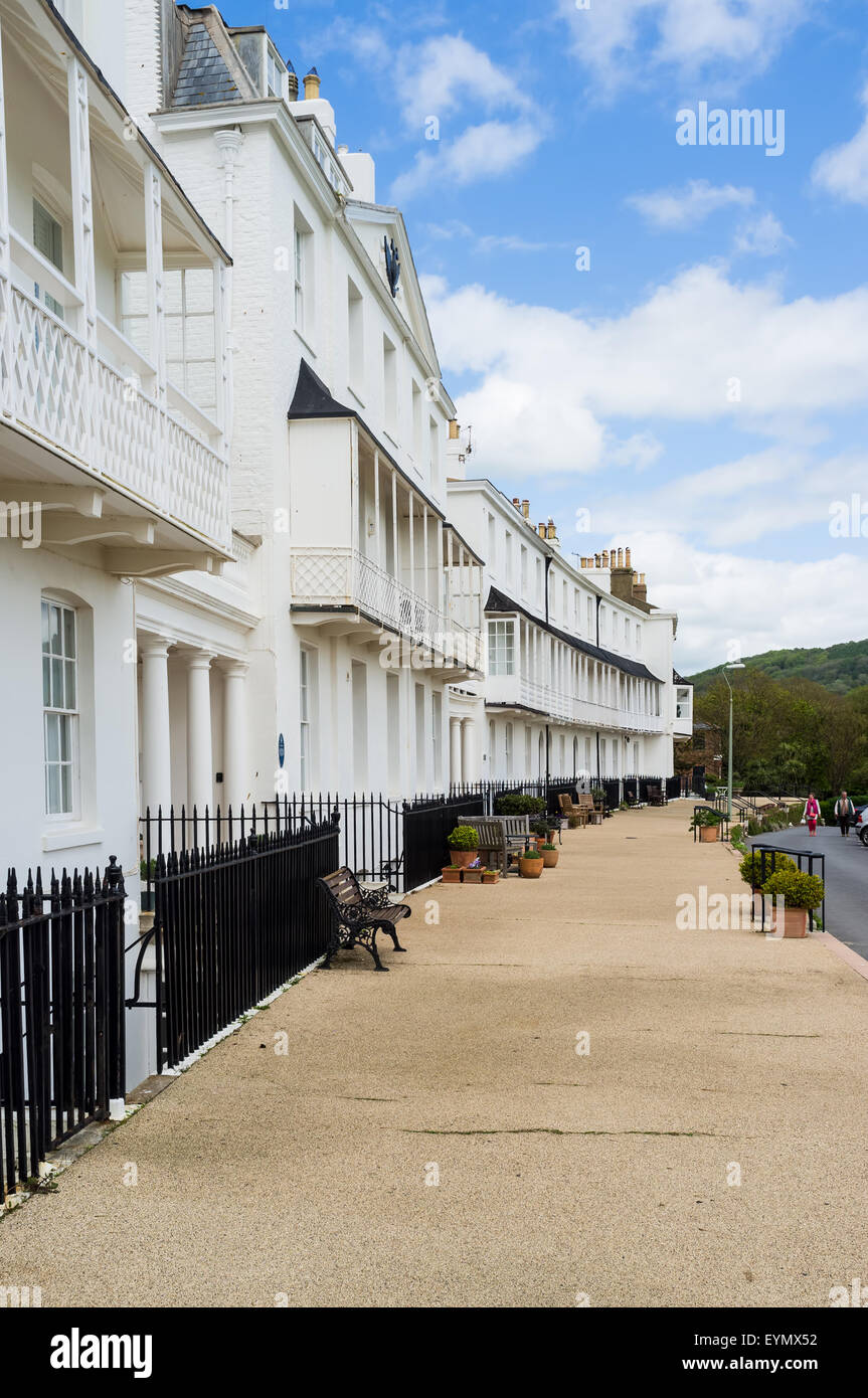 Fortfield terrace in Sidmouth, Devon Stock Photo Alamy