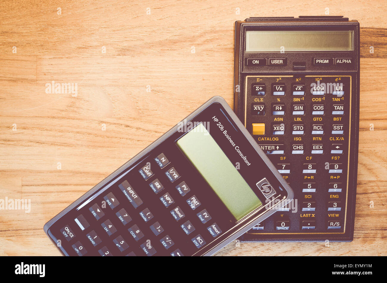 HP41C and HP20b series hand held programmable expandable calculator