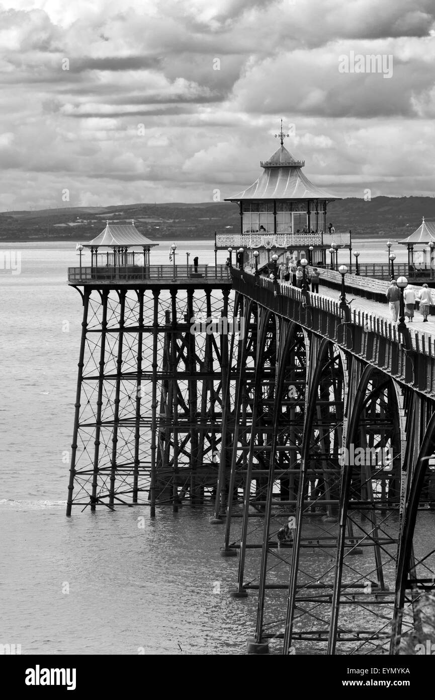 Clevedon Pier, Somerset, Southwest England Stock Photo