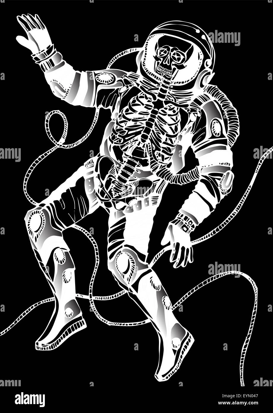 Space concept with astronaut Stock Vector Image & Art - Alamy