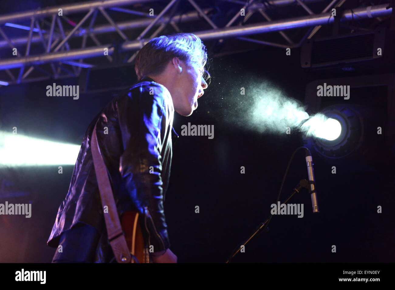 Penrith, Cumbria, UK. 1st August, 2015. Judas performs live on the Calling Out Stage at Kendal Calling 2015. s Credit:  SJN/Alamy Live News Stock Photo