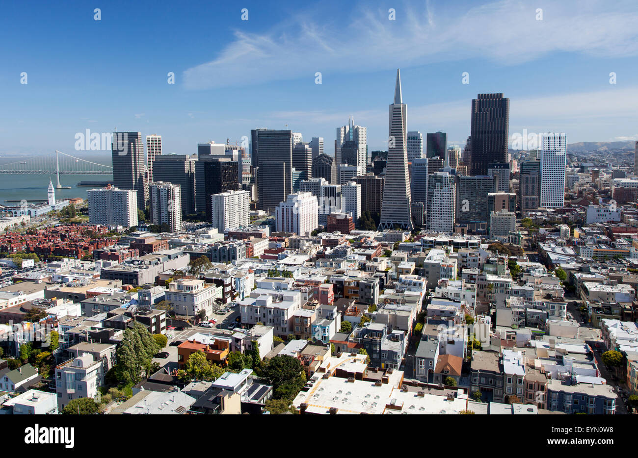 San Francisco's Skyline, San Francisco, USA Stock Photo