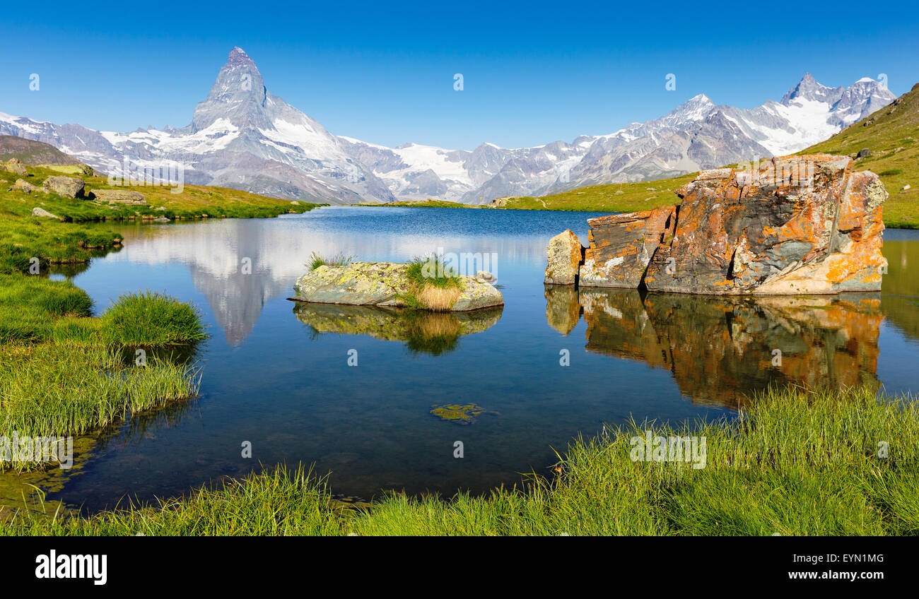 Stellisee Matterhorn Hi res Stock Photography And Images Alamy