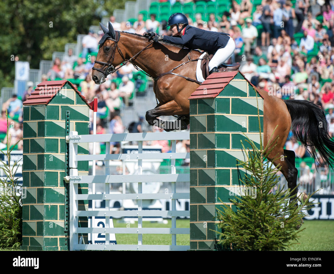 Hickstead, UK. 1st Aug, 2015. The Longines Royal International Horse