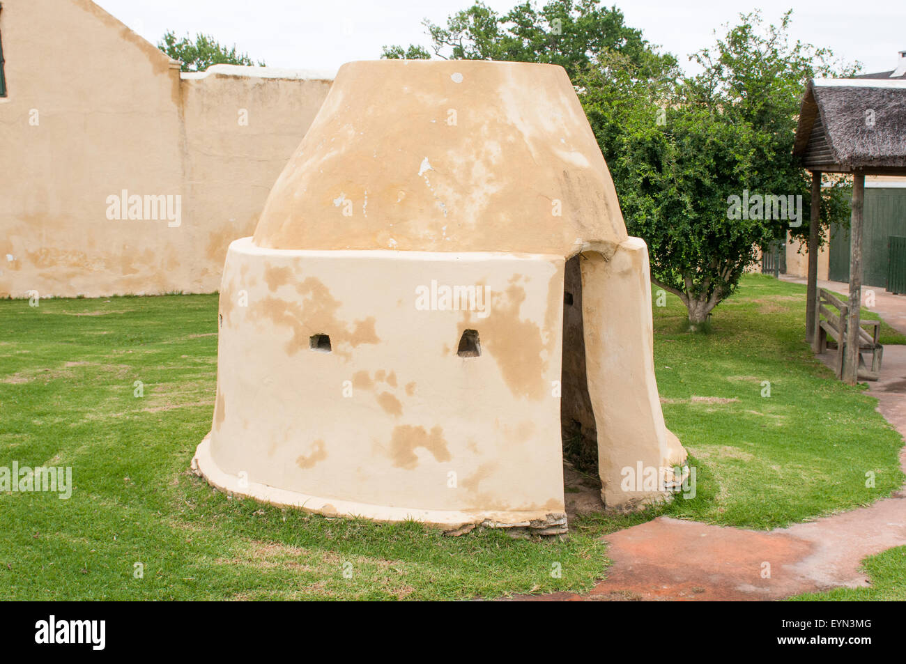 Charcoal kiln at the Swellendam Museum in the Western Cape Province of