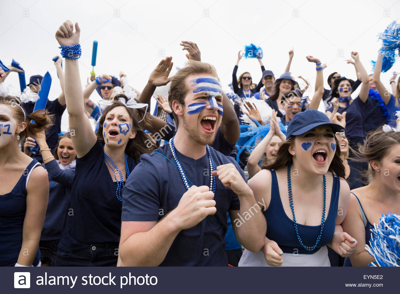 Cheering crowd sports hi-res stock photography and images - Alamy