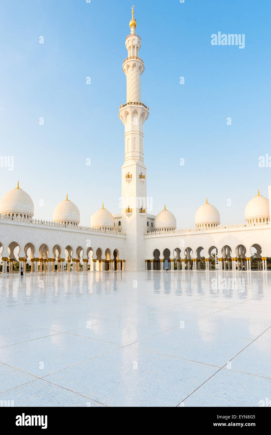 Grand Mosque, Abu Dhabi, United Arab Emirates Stock Photo