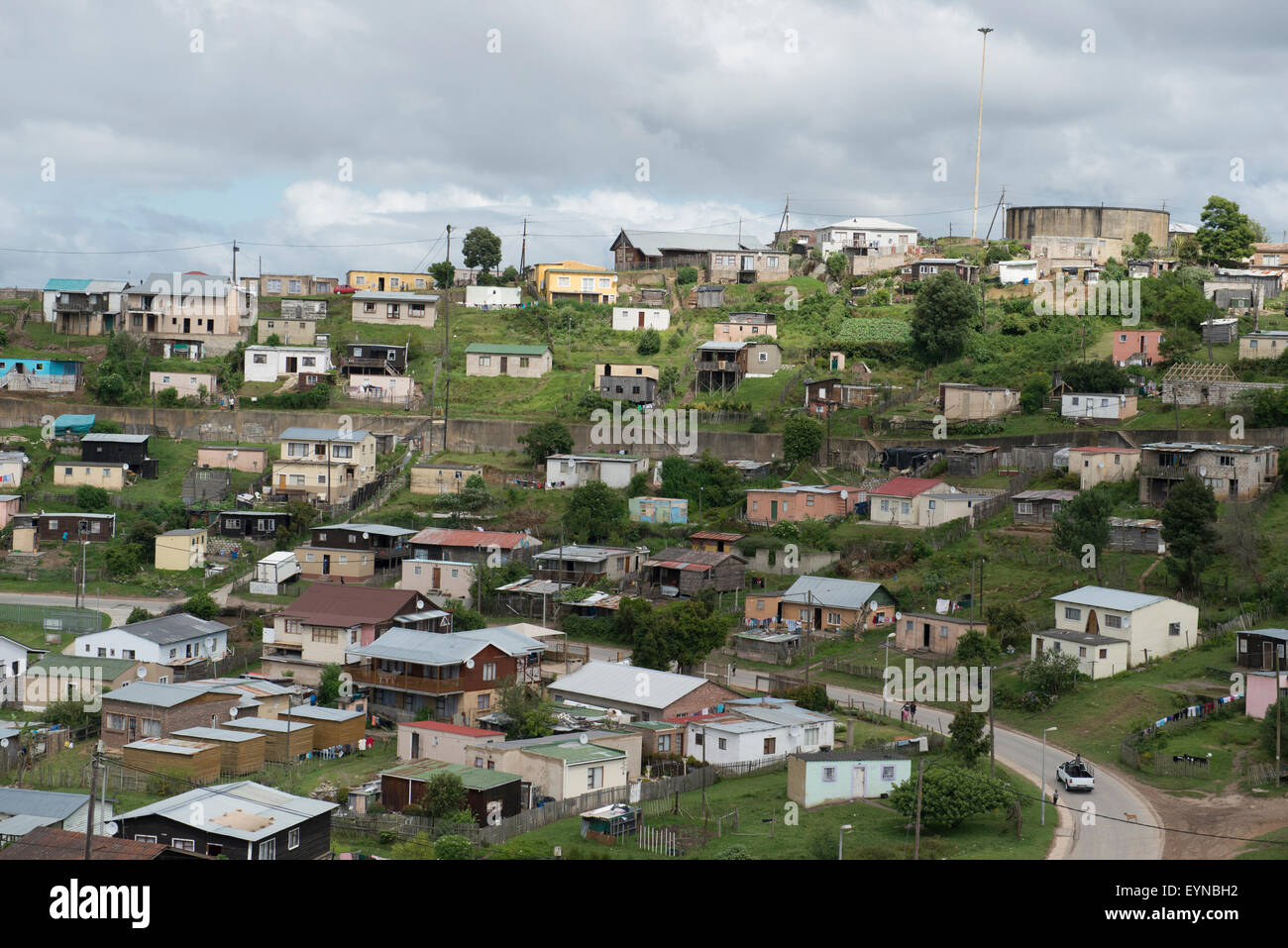 Township in the Knysna area, Western Cape, Western Cape, South Africa Stock Photo