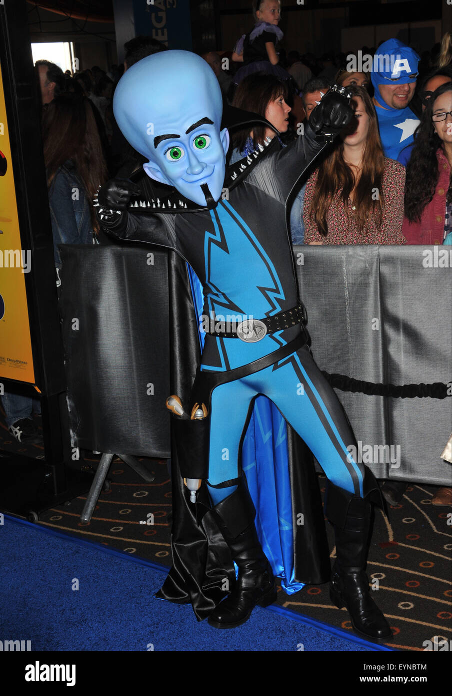 LOS ANGELES, CA - OCTOBER 30, 2010: characters at the Los Angeles premiere of 'MegaMind' at Mann's Chinese Theatre, Hollywood. Stock Photo