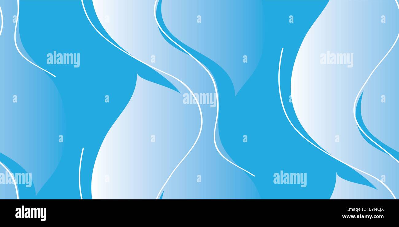 Seamless vector wallpaper. Abstract blue background with waves Stock ...