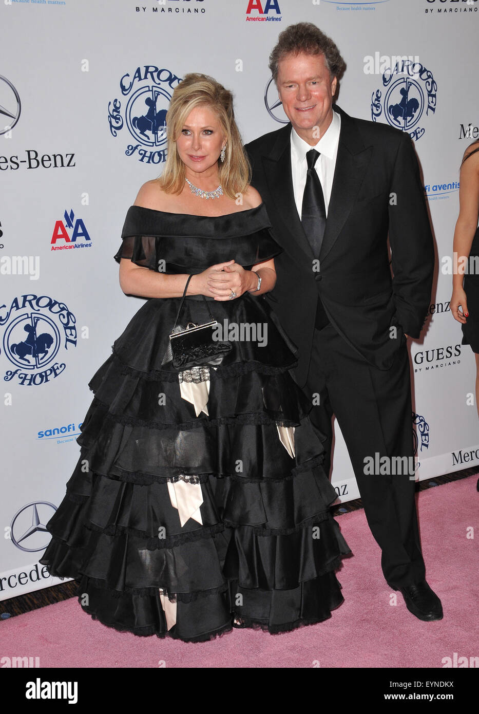 LOS ANGELES, CA - OCTOBER 23, 2010: Kathy Hilton & husband Rick Hilton at the 32nd Anniversary Carousel of Hope Ball at the Beverly Hilton Hotel. Stock Photo