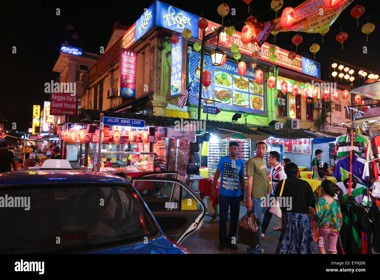 Busy night life at Petaling street., chinatown Kuala Lumpur Malaysia Stock Photo 85912296 Alamy