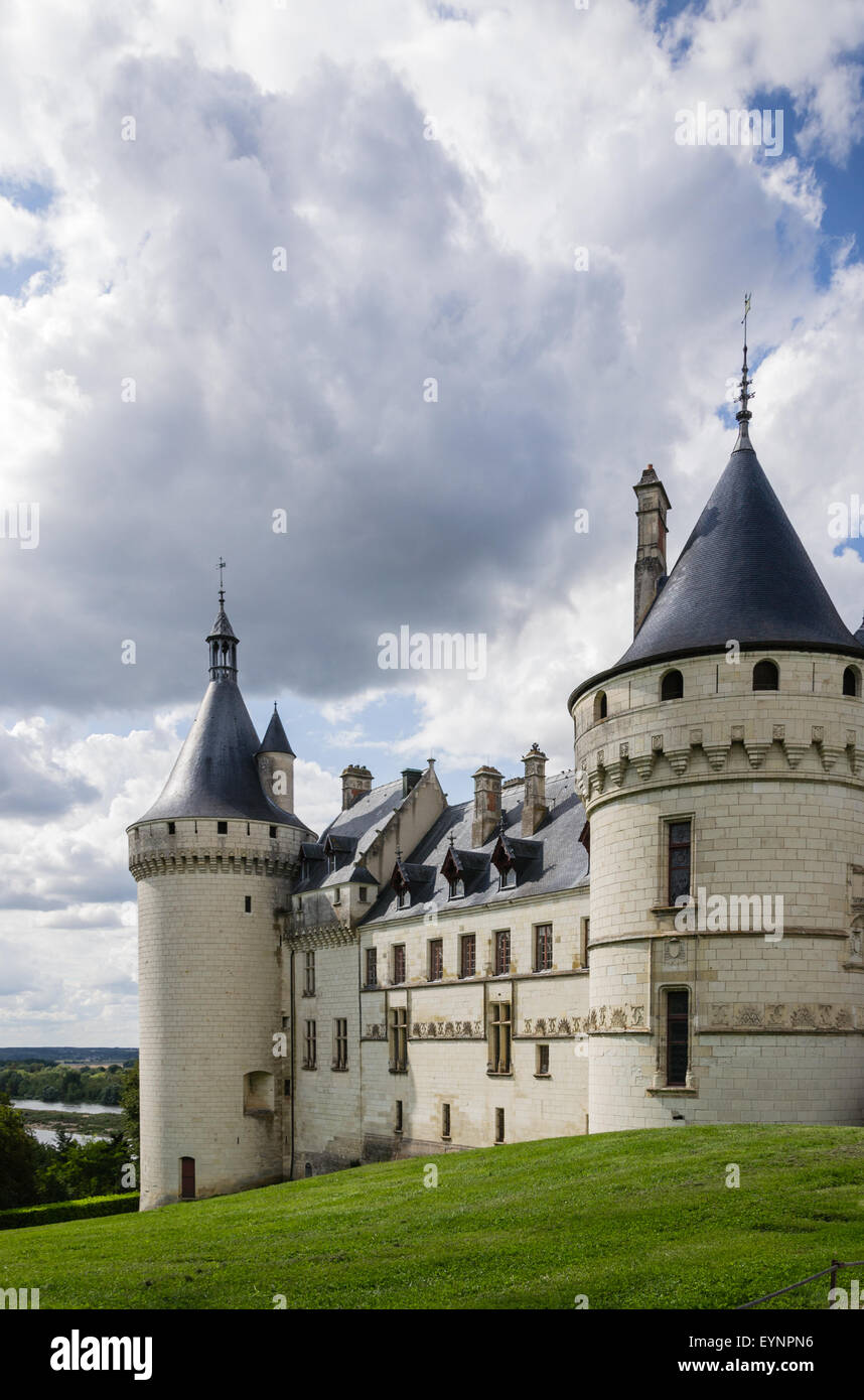 Castle of Chaumont sur Loire - France Stock Photo