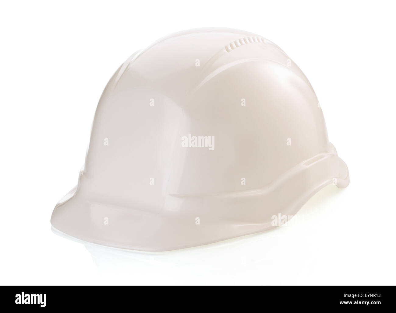 construction helmet isolated on white background Stock Photo - Alamy