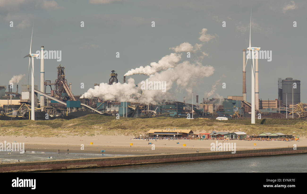 The Tata Steel Steelworks In IJmuiden, Velsen, North Holland, Netherlands,  Largest Industrial Area In The Netherlands, 2 Blast Furnaces, 2 Coking Plan  Stock Photo, Picture and Royalty Free Image. Image 170442372.