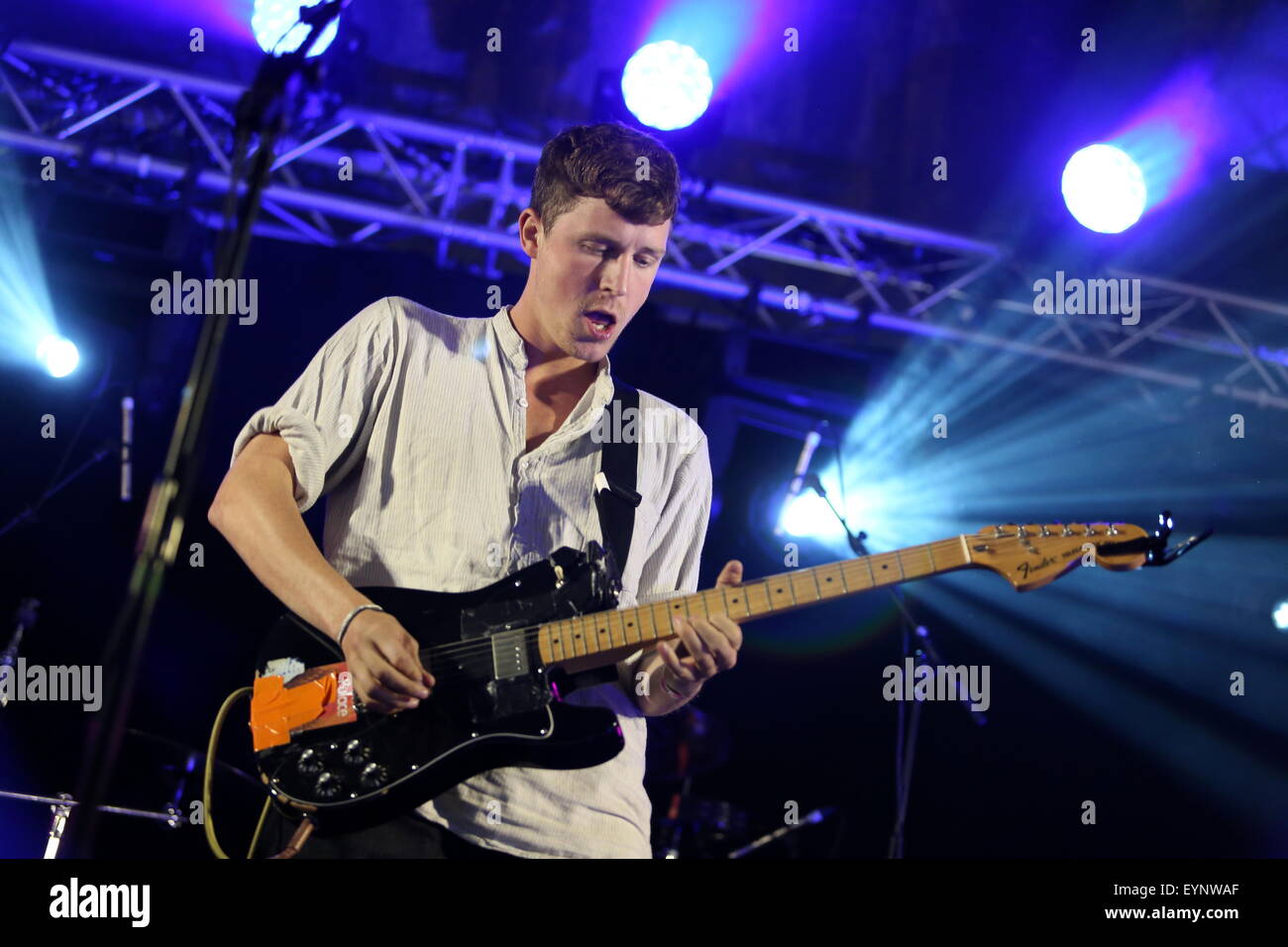 Penrith, Cumbria, UK. 1st August, 2015. Palace perform live on the Calling Out Stage at Kendal Calling 2015. Stock Photo