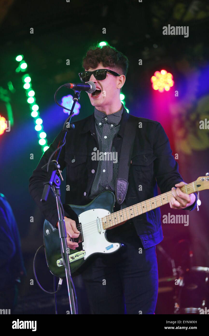 Penrith, Cumbria, UK. 1st August, 2015. Sugarmen perform live on the Calling Out Stage at Kendal Calling 2015. Stock Photo