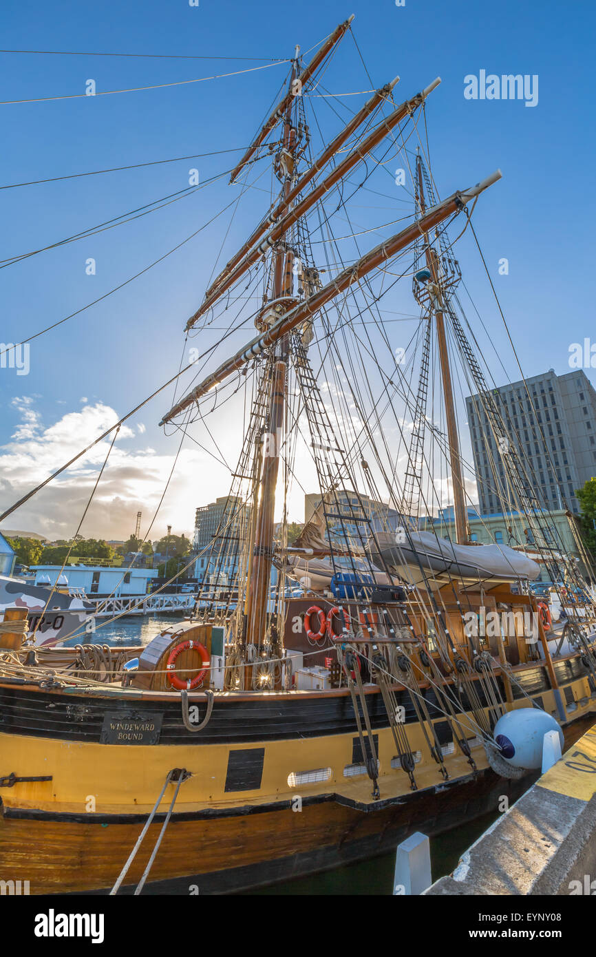 Wooden boats hobart hires stock photography and images Alamy