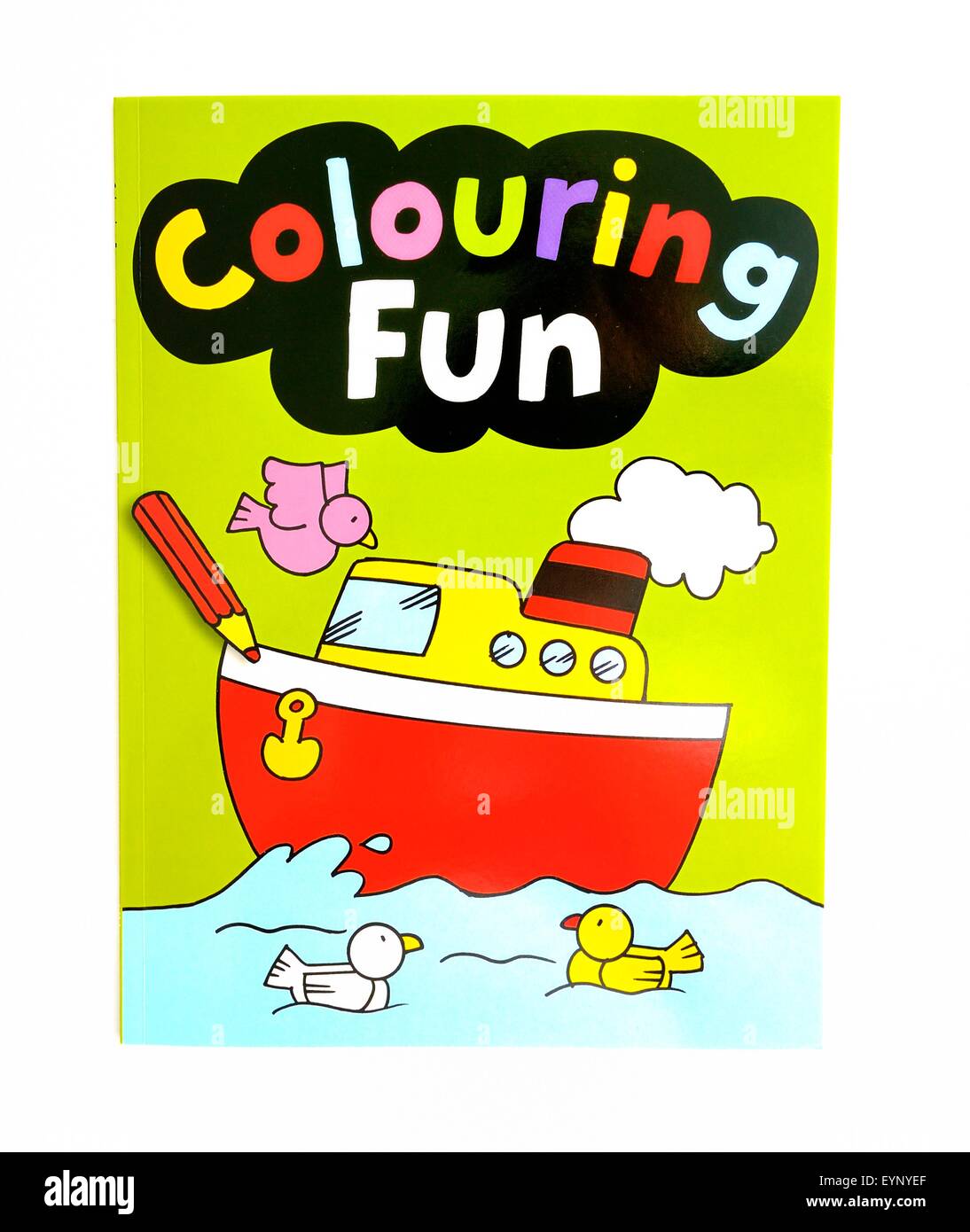 colouring fun book. Stock Photo