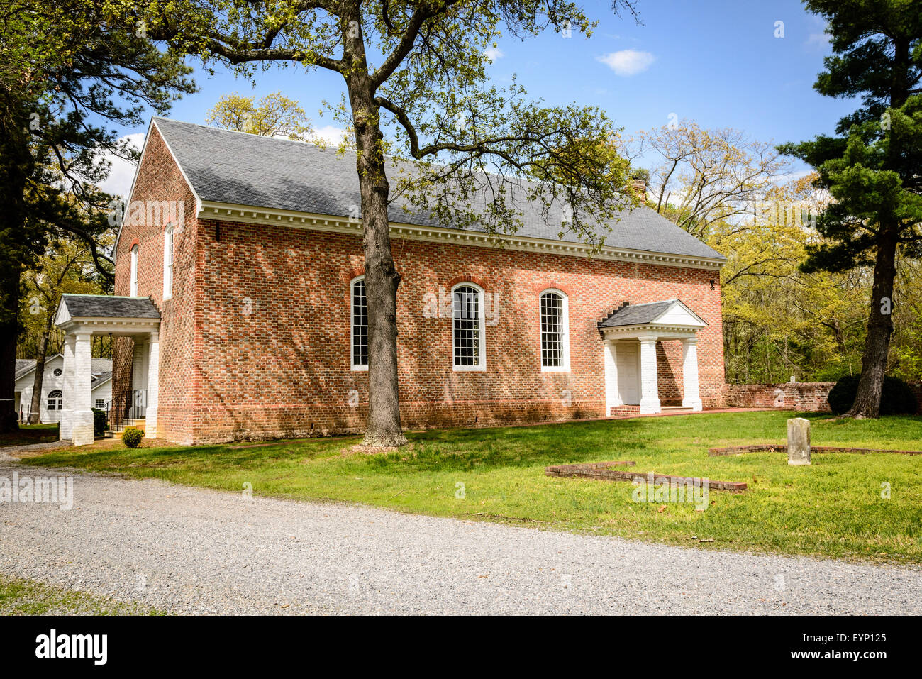 Fork Church, Old Ridge Road, Doswell, near Ashland, Virginia Stock