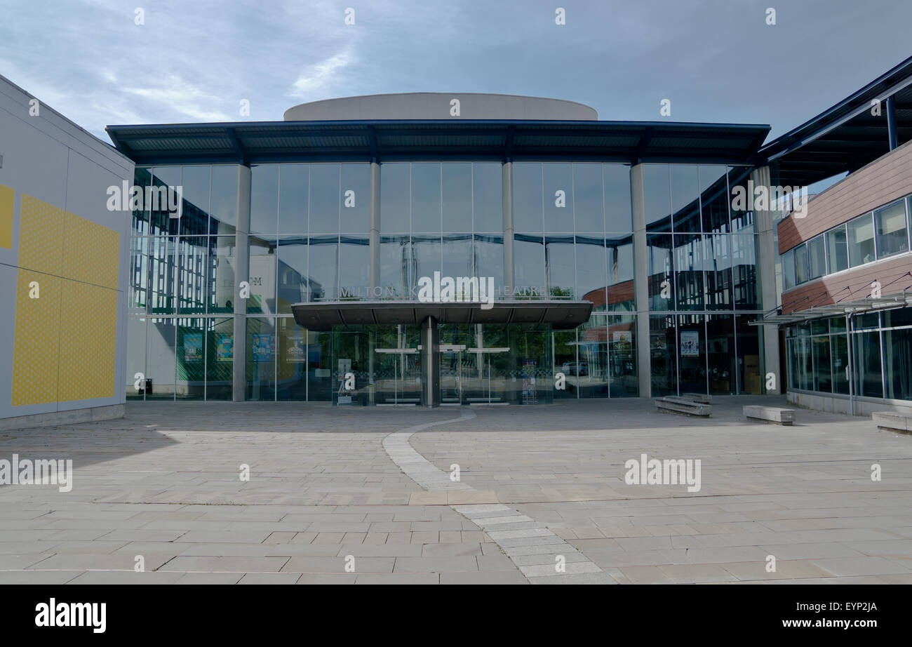 Milton Keynes Theatre entrance Stock Photo - Alamy