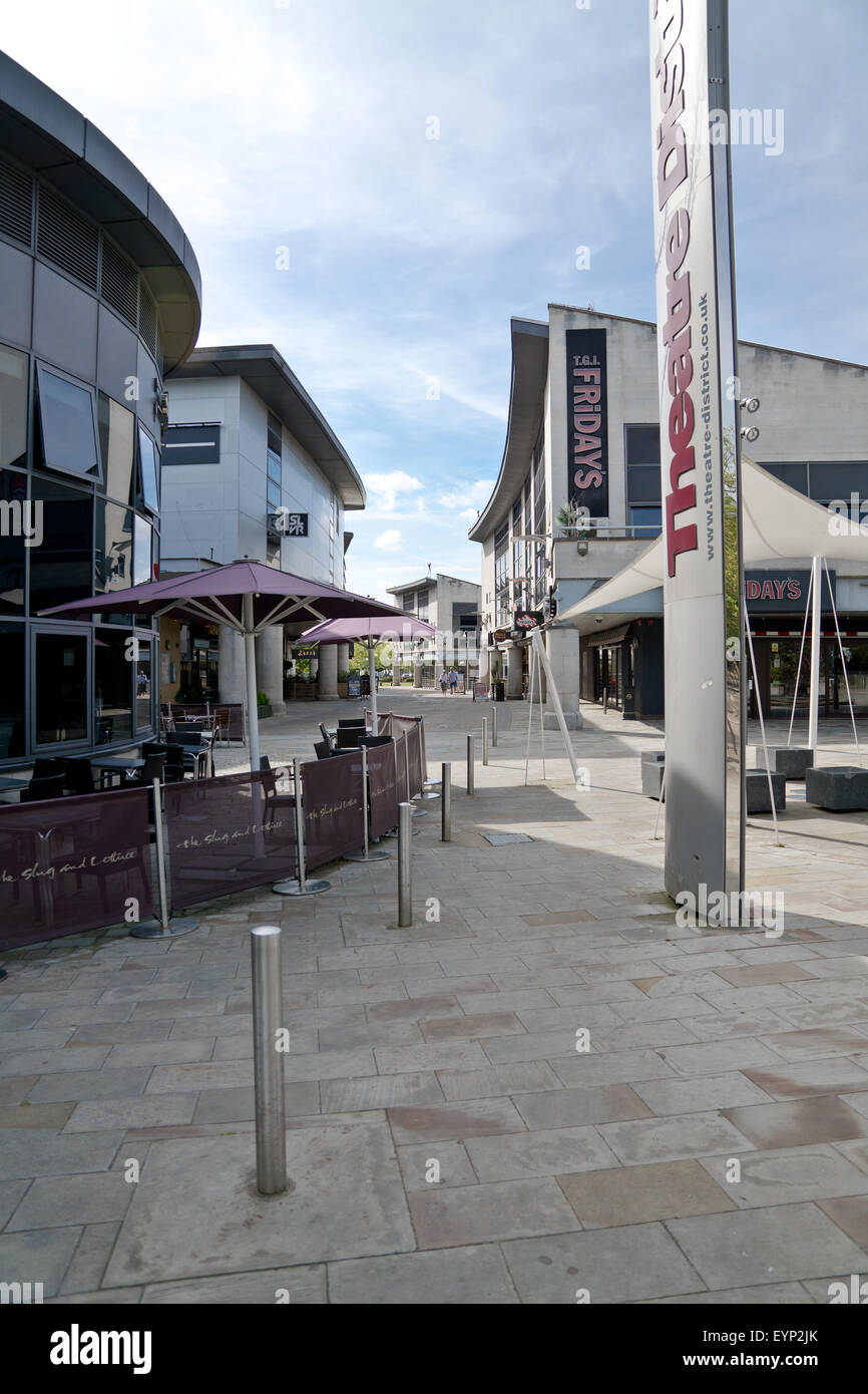 Theatre District in Milton Keynes Stock Photo Alamy