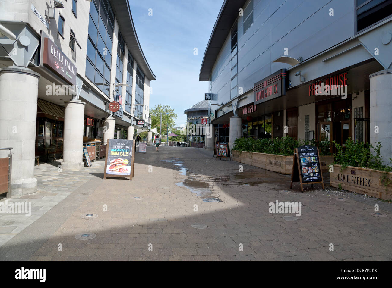 Theatre District in Milton Keynes Stock Photo Alamy