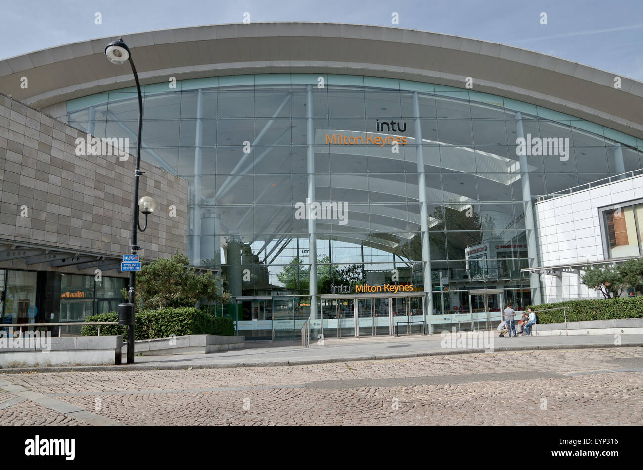 Entrance to the Centre MK Milton Keynes Stock Photo