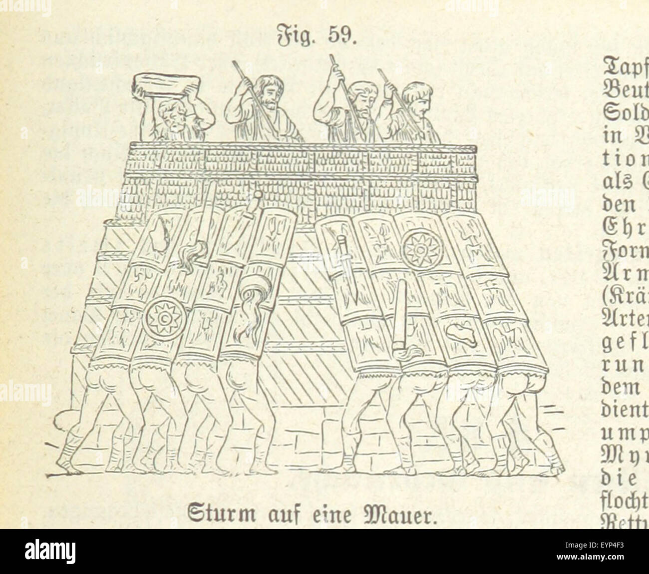 Image taken from page 429 of 'Lehrbuch der Geschichte der Stock Photo