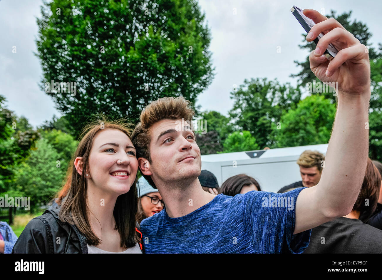 Belfast, Northern Ireland. 2nd Aug, 2015. Ryan from Hometown, Louis