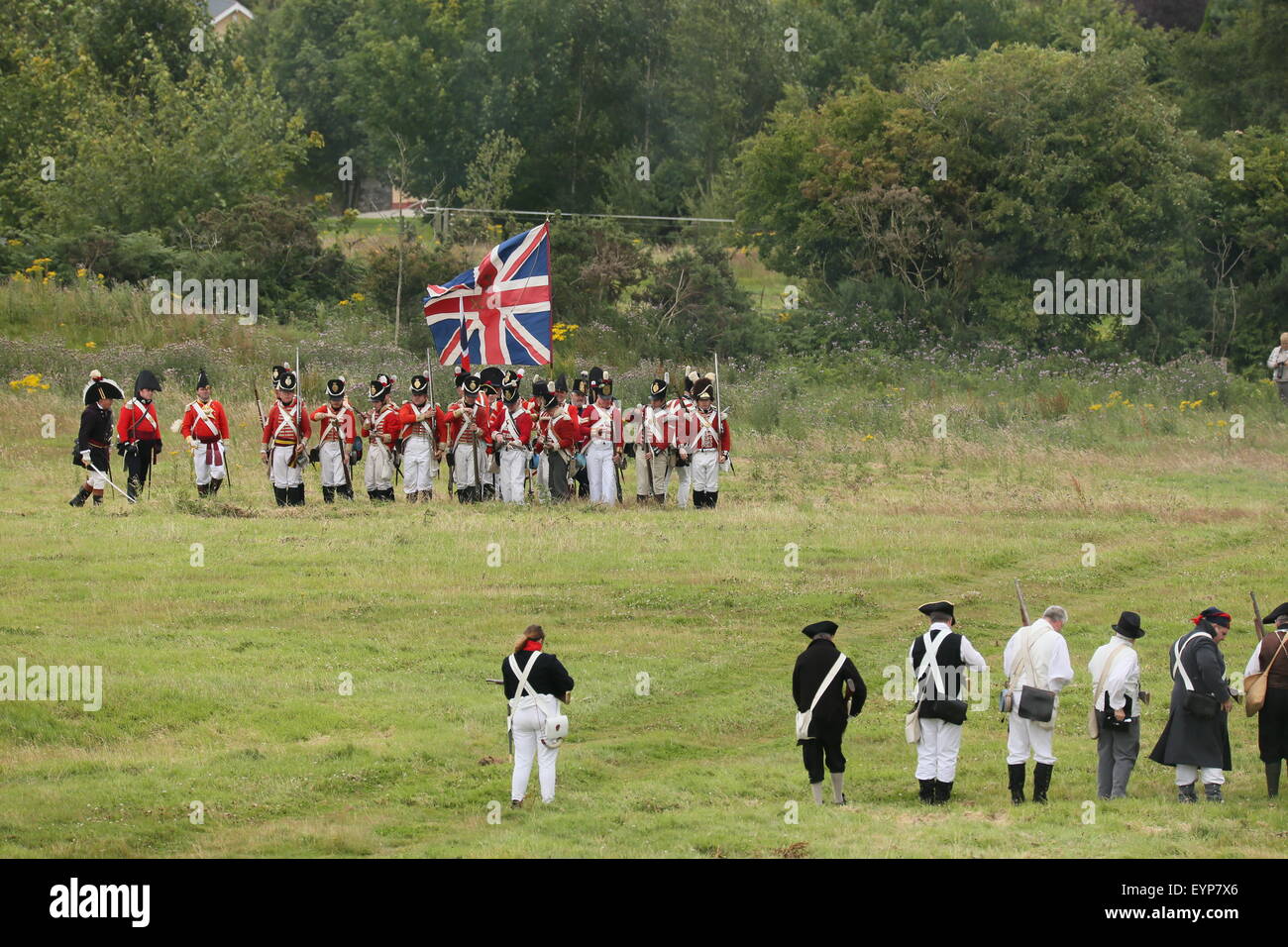 County Wexford, Ireland. 2nd Aug, 2015.Image from the Battle of Vinegar