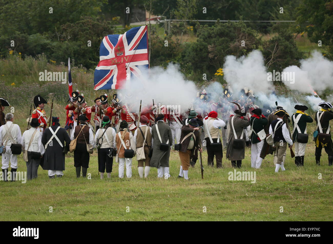 County Wexford, Ireland. 2nd Aug, 2015.Image from the Battle of Vinegar