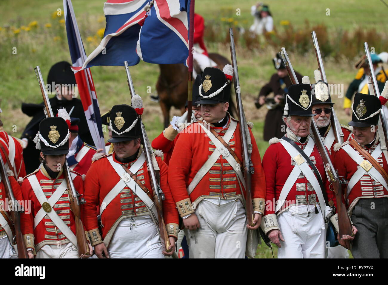 County Wexford, Ireland. 2nd Aug, 2015.Image from the Battle of Vinegar