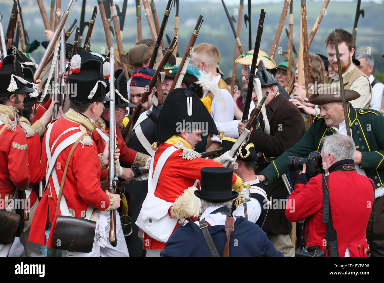 County Wexford, Ireland. 2nd Aug, 2015.Close quarters combat action