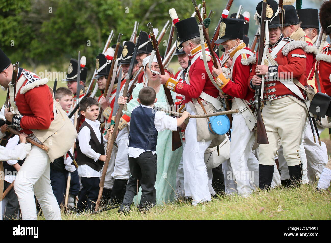 Vinegar hill battle re enactment hires stock photography and images