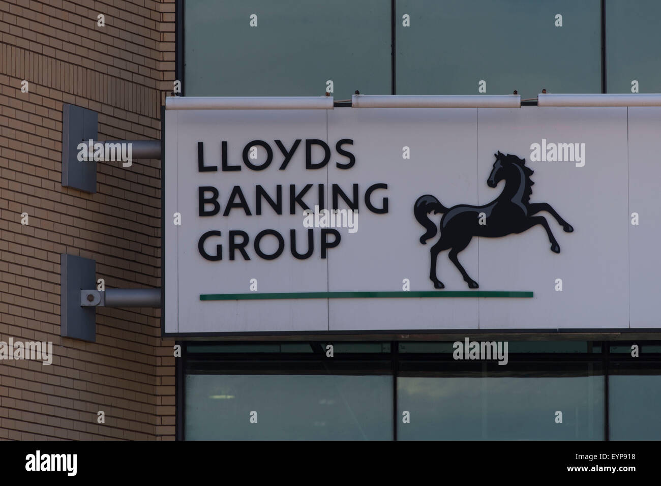 Lloyds Bank sign logo. Stock Photo