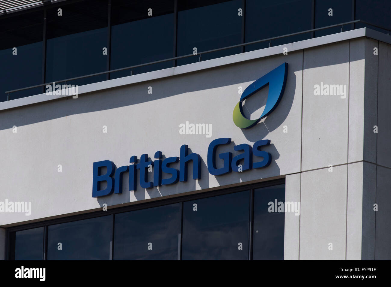 British Gas offices in Cardiff, Wales. British Gas is owned by Centrica