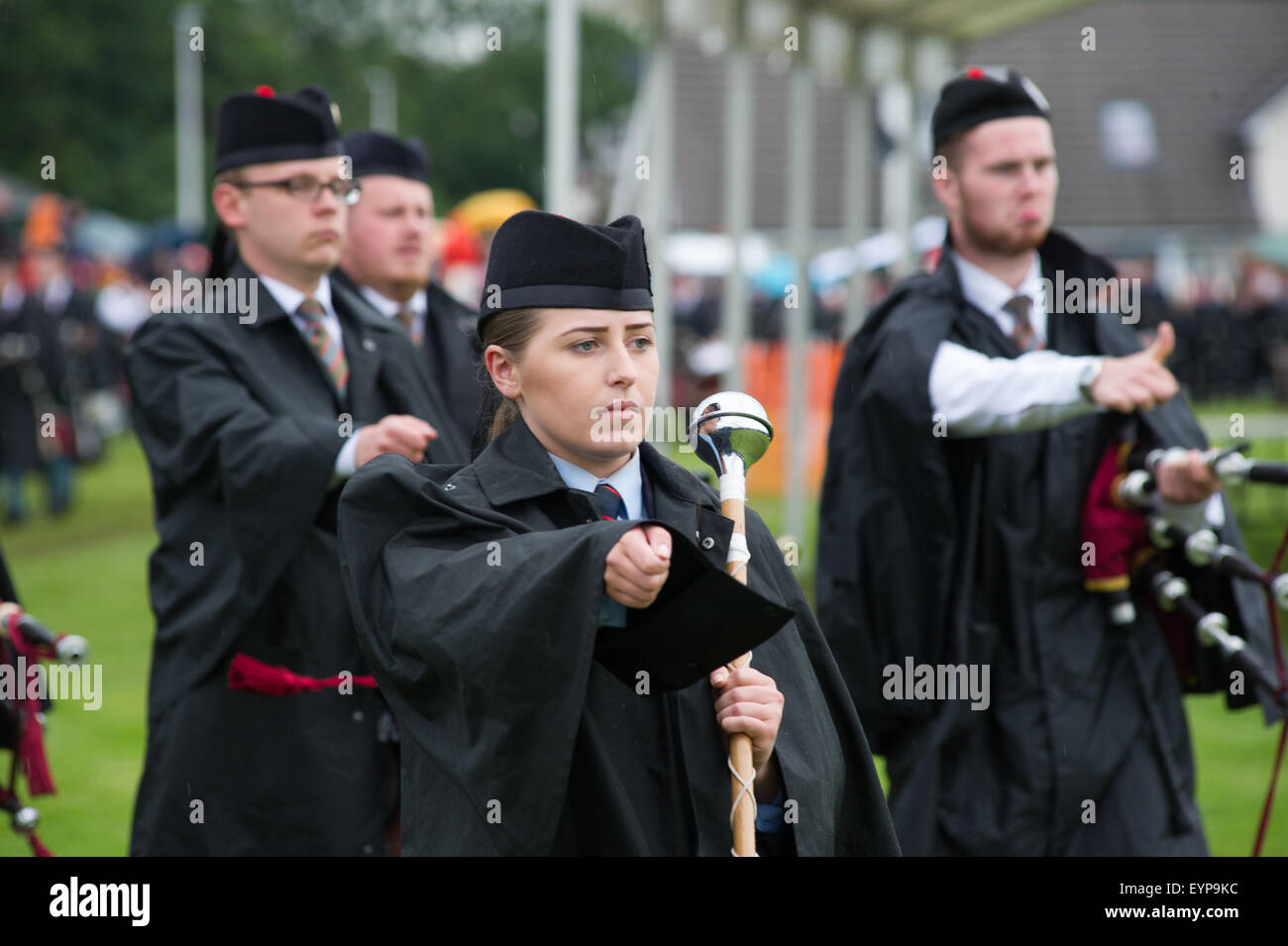 Bridge of Allan, Scotland, 2nd of August 2015. Bridge of Allan Highland ...