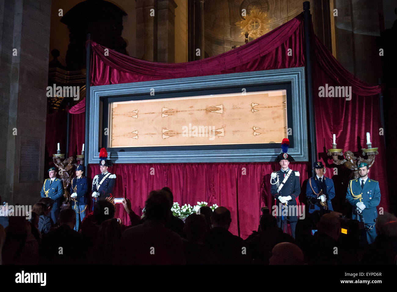 The 2015 Exposition of the Shroud, Turin, Italy Stock Photo